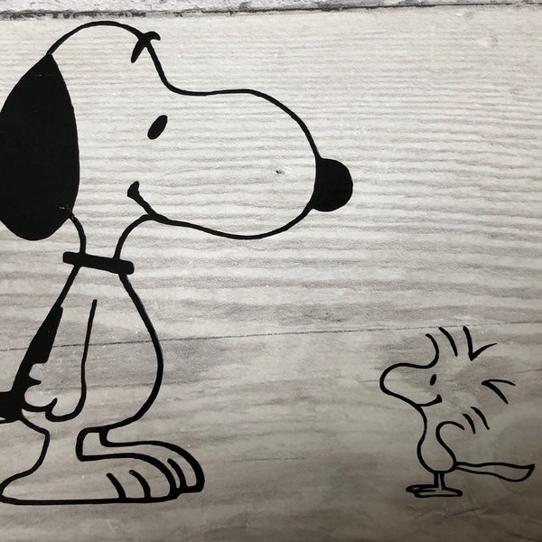 Snoopy et Woodstock Vinyl Decal/Sticker