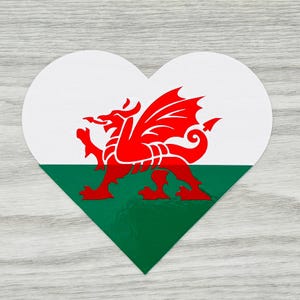 Wales Welsh Flag Welsh Dragon Cymru vinyl decal/sticker
