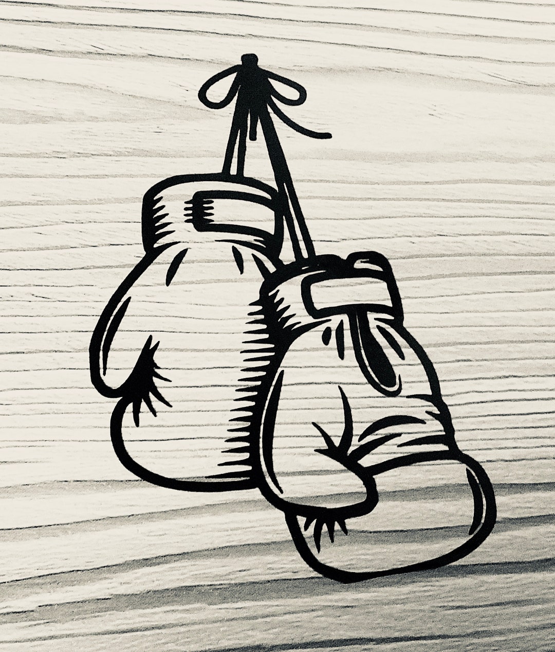 Boxing Gloves Vinyl Decal/sticker Etsy