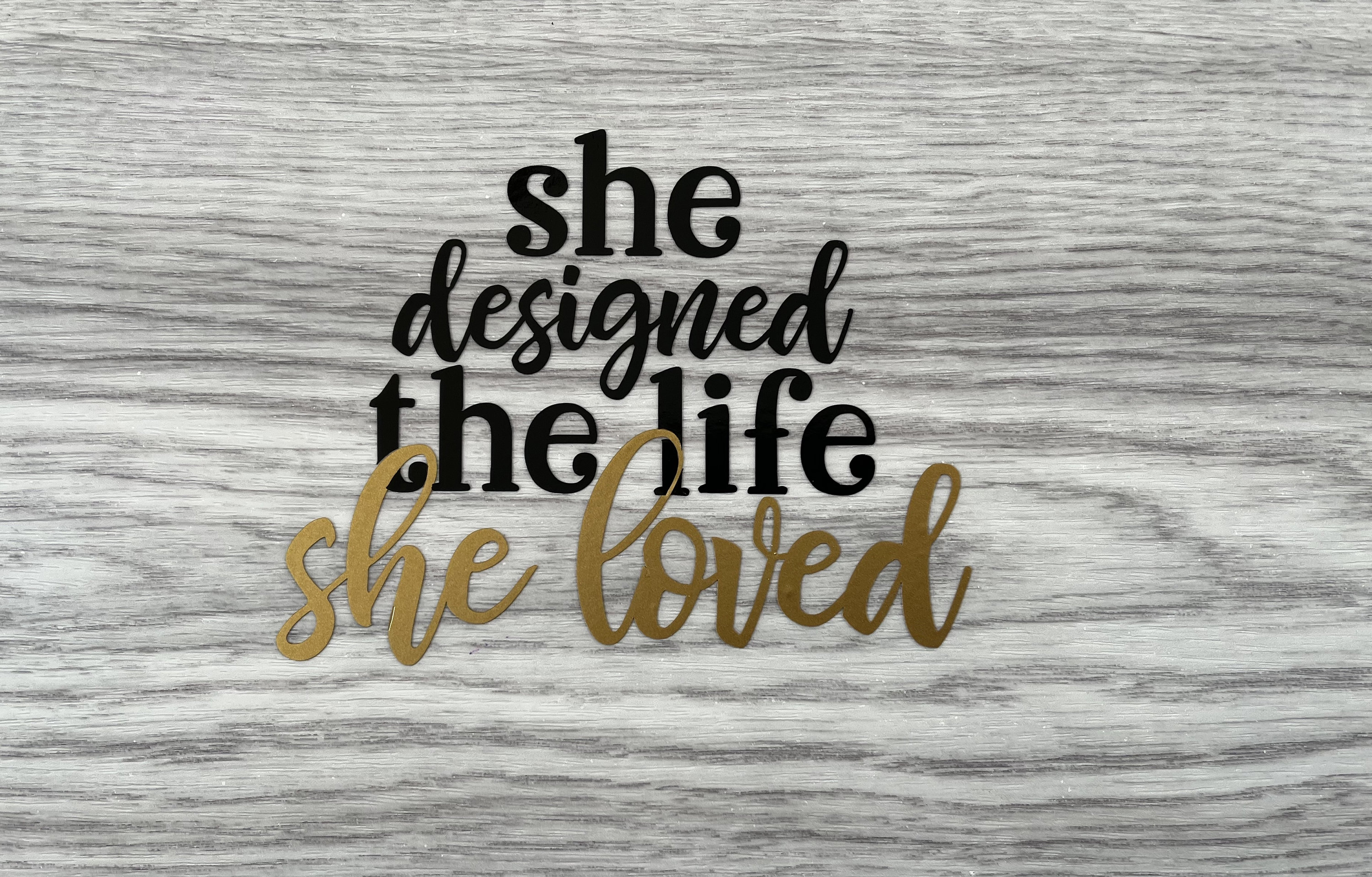 She Designed the Life She Loved Vinyl Decal/sticker - Etsy She Designed the Life She Loved Vinyl Decal/sticker - Etsy