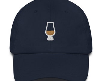 Whiskey Halb-Full Nosing Glas klassische Papa Hut