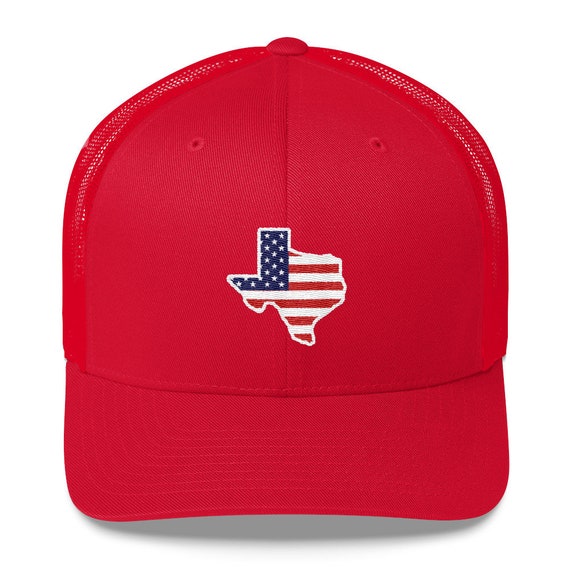 State of Texas American Flag Trucker Hat - Etsy display picture 2