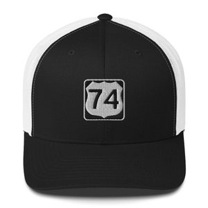 U.S. Highway 74 Road Sign Patch Mesh Trucker Hat