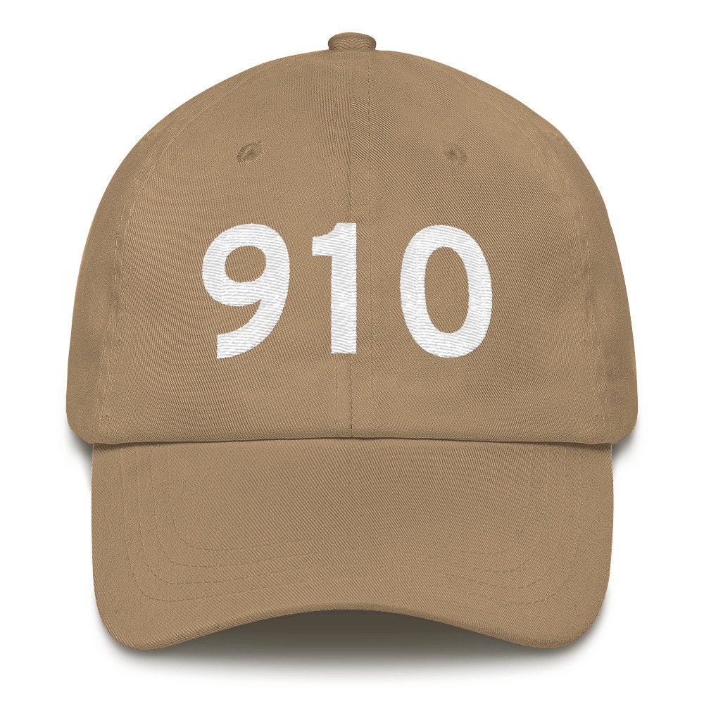 910 Area Code Dad Hat - Wilmington, Fayetteville, Pinehurst - Etsy