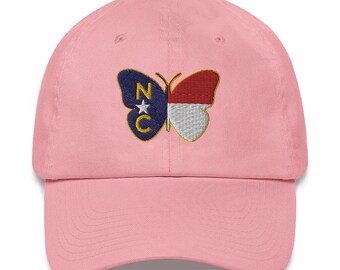 North Carolina NC Butterfly Dad Hat