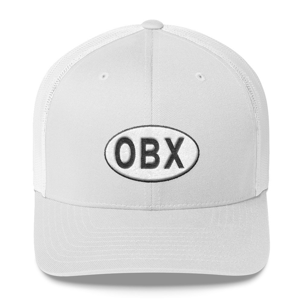 OBX - Outer Banks Patch Trucker Hat - Etsy display picture 2