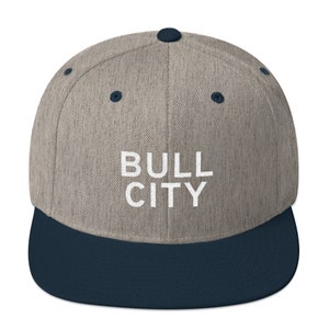 Chapéu snapback Bull City Durham NC