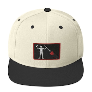 Blackbeard Flag 6 Panel Snapback Hat