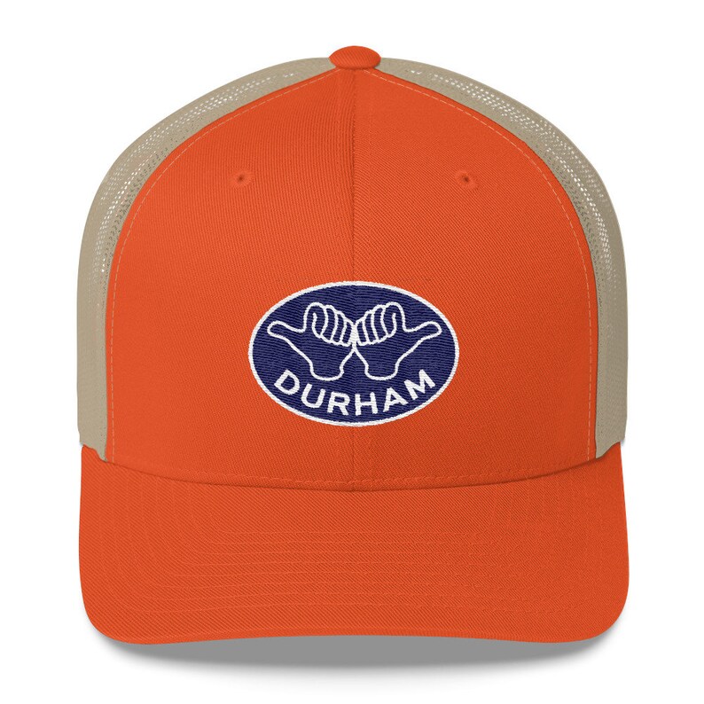 Durham Bull City Patch Trucker Hat Etsy