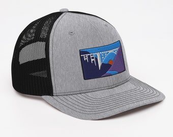 Big Sur California Bixby Bridge Mesh Trucker Hut | Richardson 112