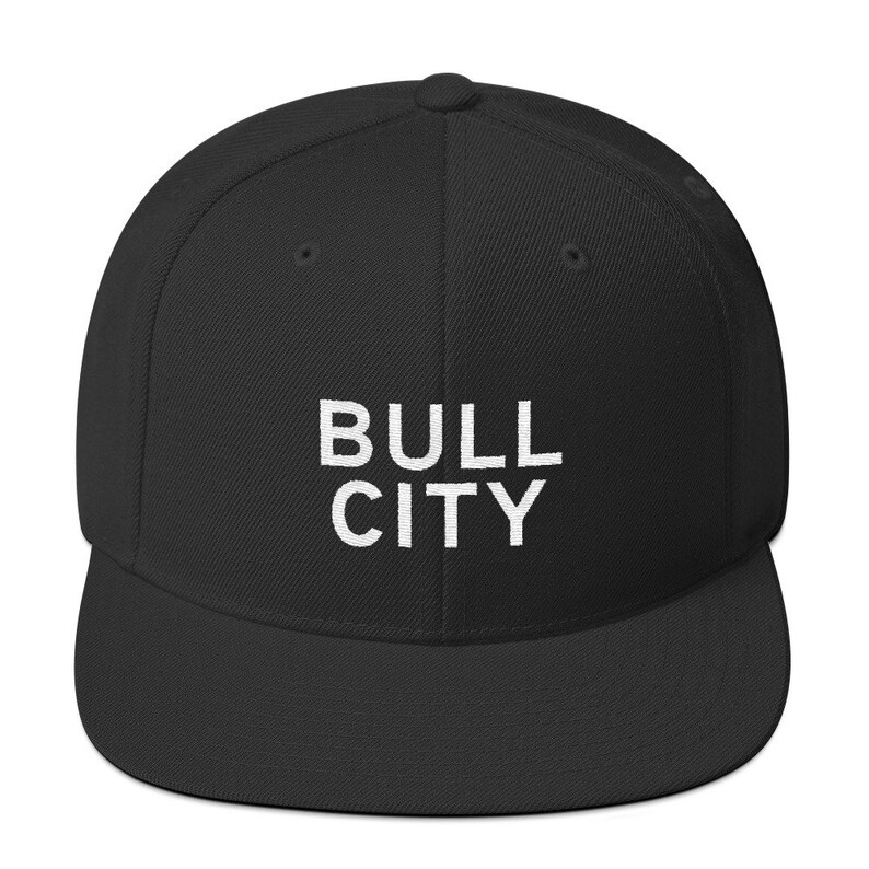 Bull City Durham NC Snapback Hat Etsy