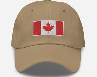 Kanada Flagge Verstellbare Papa Mütze