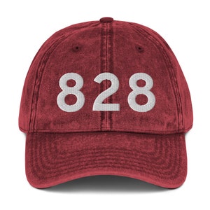 828 Embroidered Vintage Cotton Twill Dad Hat