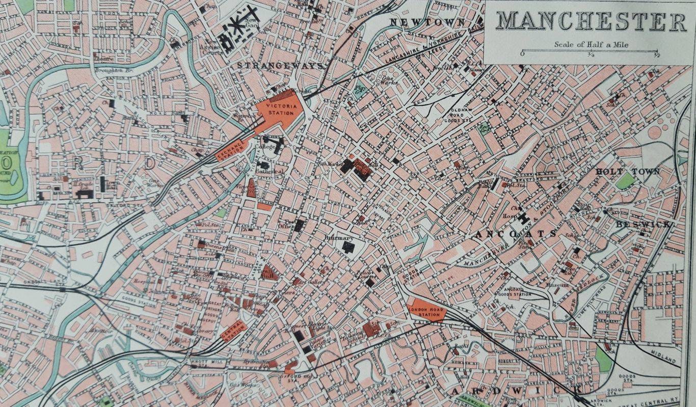 Padua City Centre Map Of Manchester