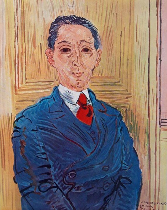 Vintage 1954 Raoul Dufy Vintage 1954 Raoul Dufy