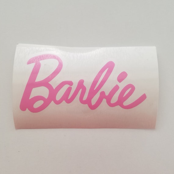 barbie logo sticker