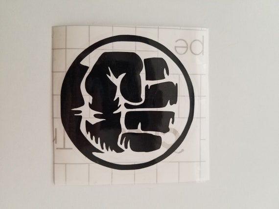 Hulk fist Decal Vinyl Sticker Car Window Wall Logo avengers punch marvel