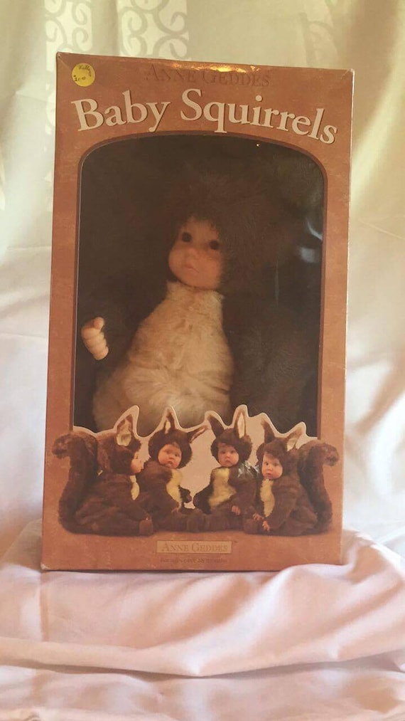 anne geddes baby squirrel doll