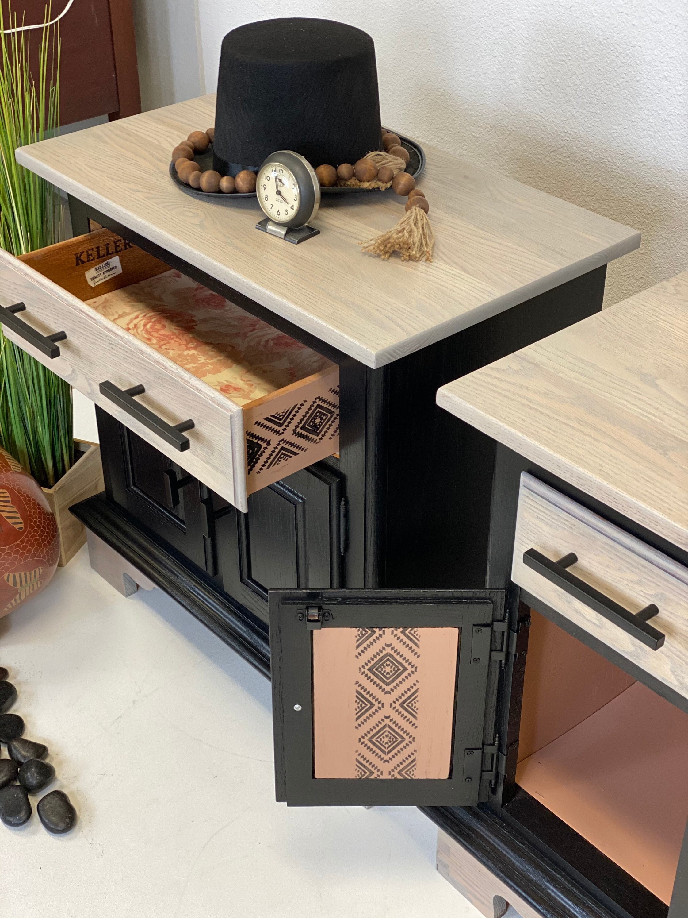 NIGHTSTANDS Black Modern Farmhouse Contemporary Minimalist Etsy Singapore