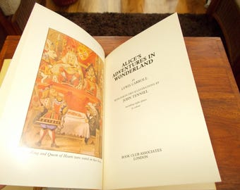 hbdj 1981 alice's adventures in wonderland illustrated John Tenniel