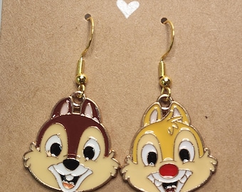 Disney Chip and Dale Dangle Earrings