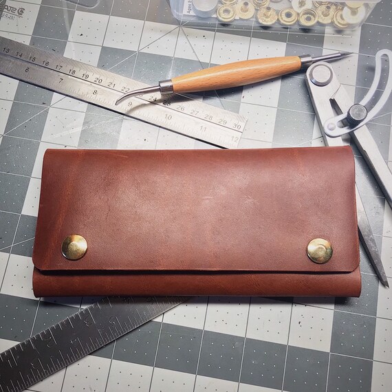 Cash Envelope wallet leather wallet minimalist wallet Etsy