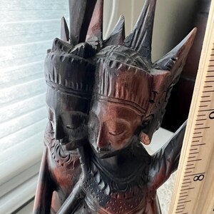 Sculpture of Balinese/Indonesian Divinities/Dancers, finely carved