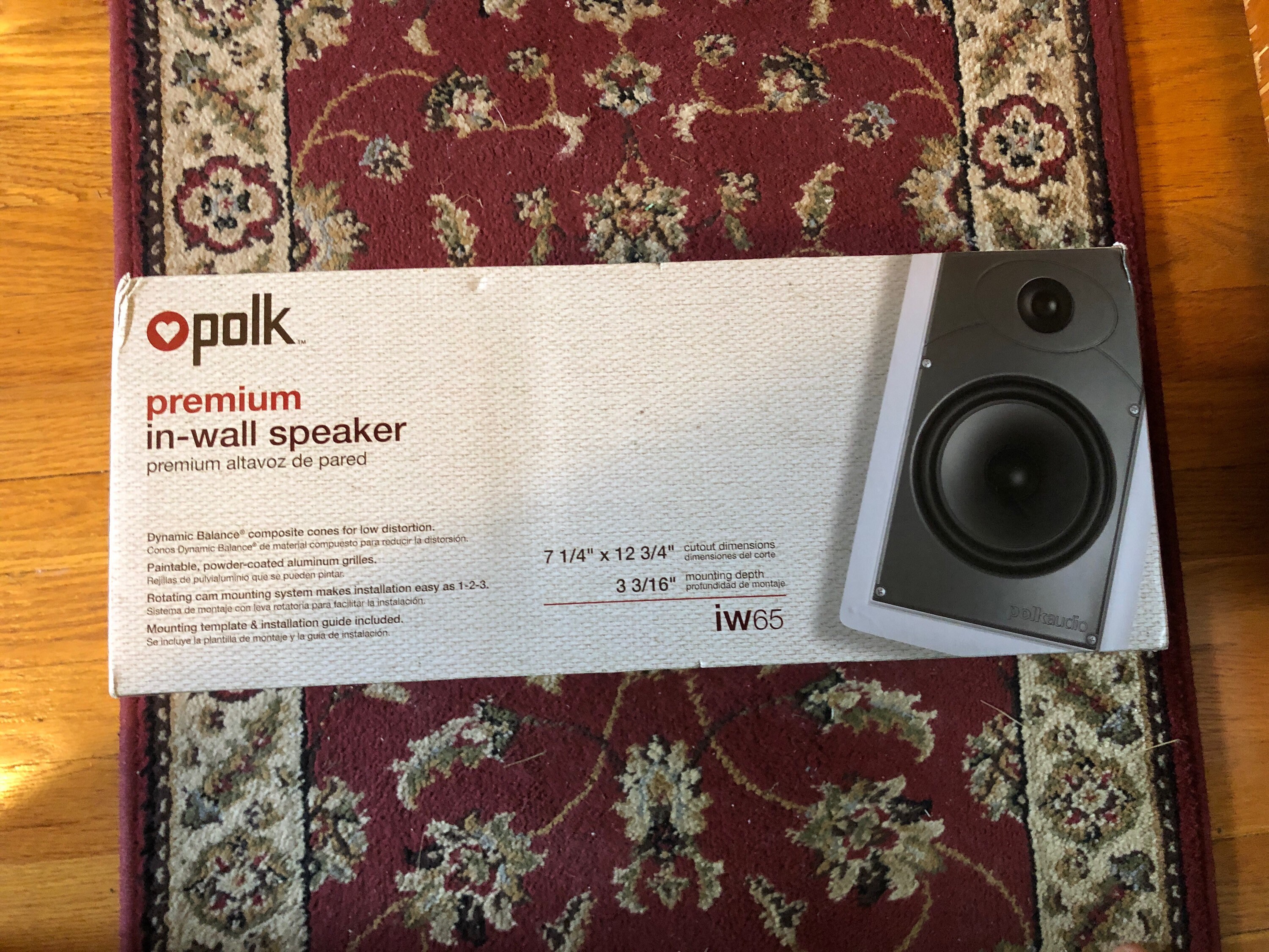 Polk in wall Speaker IW65 New in box Etsy