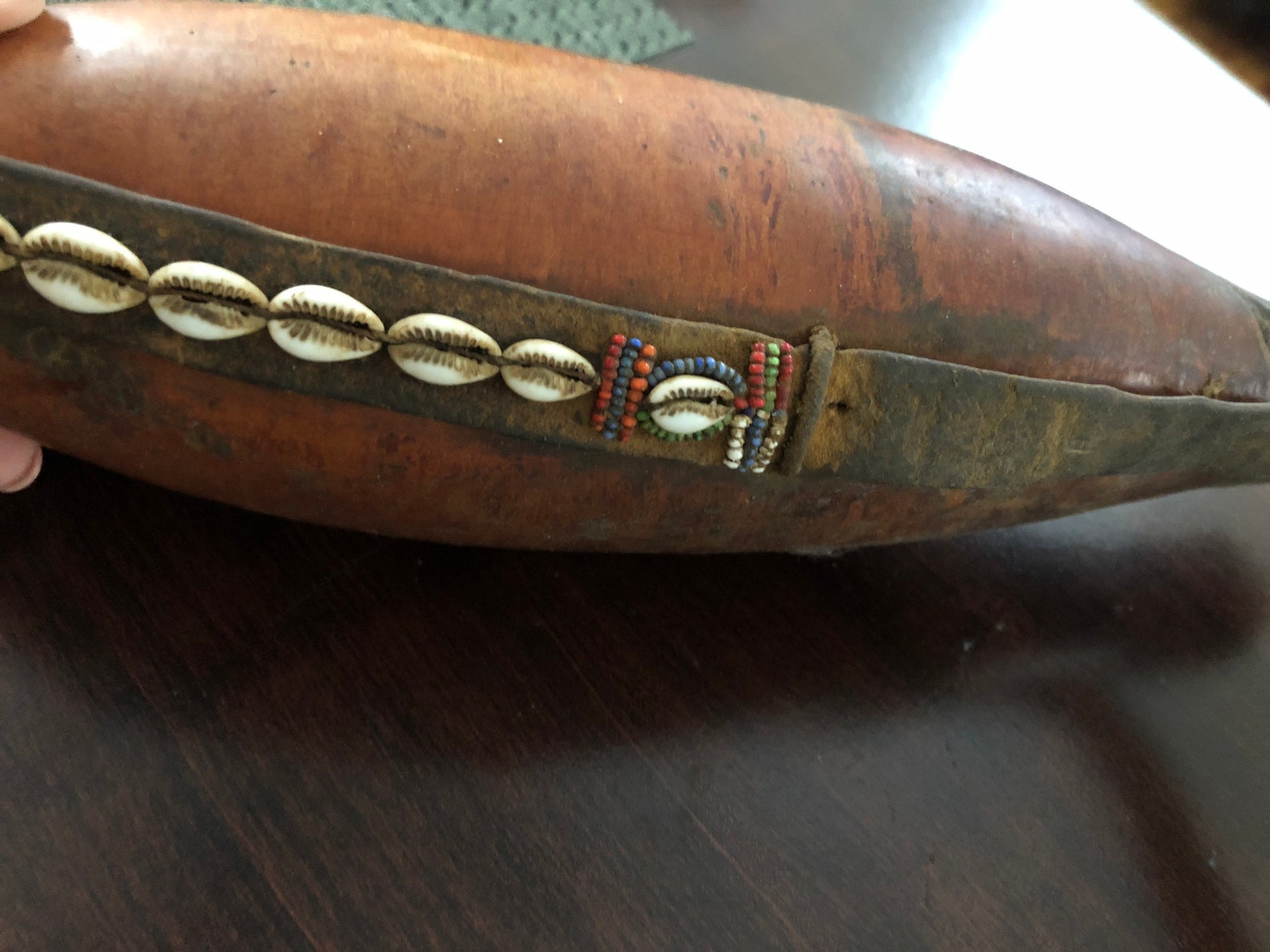 African Gourd drinking vessel Maasai Kenya Etsy