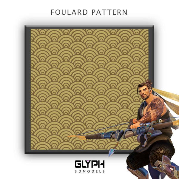 Hanzo's foulard pattern