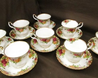 Tea Cup & Saucer Vintage Royal Albert Bone China