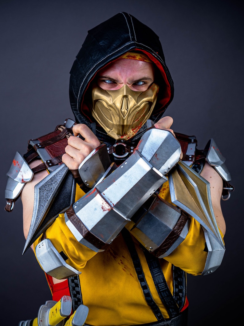 Scorpion Mask Mortal Kombat 11 | Etsy