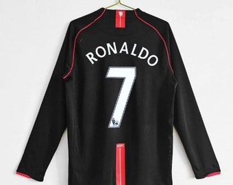 Manchester United Ronaldo Away Jersey 2007 - 2008 , Soccer Football Classic Jersey Retro