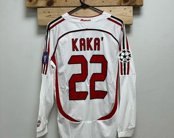 Maillot de la finale de la Ligue des champions de l'AC Milan 2006-2007, maillot de football de l'Ac Milan rétro, maillot de l'Ac Milan vintage, maillot Ac Milan Kaka, Kaka Lover