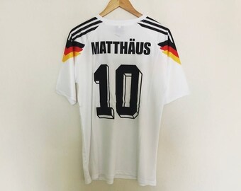 matthäus 1990 WM Deutschland Retro Fussball Trikot Klassiker Fussball Shirt