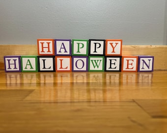 Karton Happy Halloween-blokken