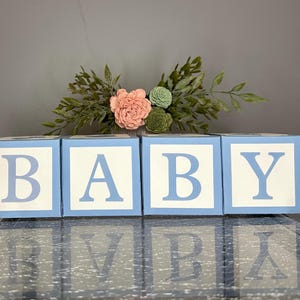 3 Inch Customizable Cardstock Baby Blocks