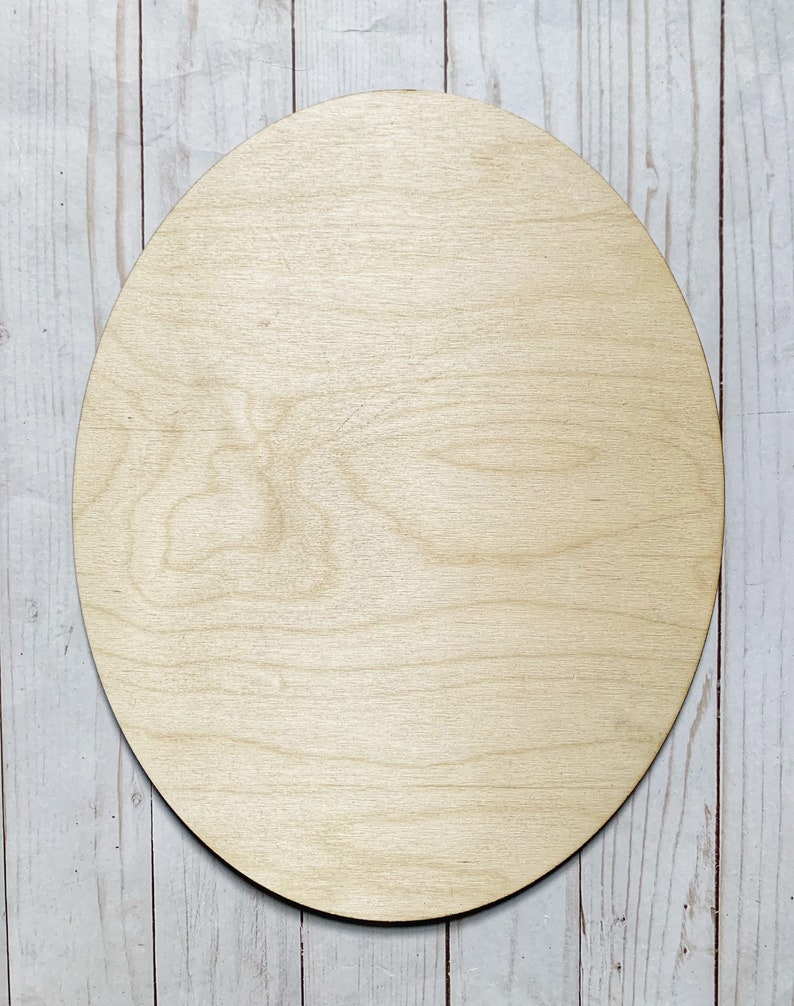 Oval Wood Shape Etsy