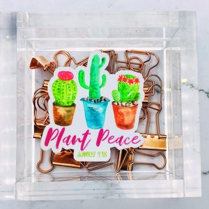 Plant Peace, Regalos de versículos bíblicos para mujeres, Calcomanías inspiradoras, Pegatinas impermeables, Artículos más populares, Tendencias actuales, Diario bíblico