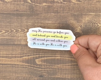 The Blessing, Bible Verse Stickers, Inspirational decals, Waterproof stickers, Most Popular Items, Trending Now, Bible Gifts for Women