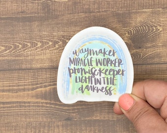 Waymaker, Bible Verse Stickers, Bible Verse Gifts for Women, Inspirational decals, Most Popular Items, Trending Now, Bible Journaling
