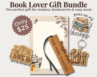 Book Lover Gift | Reader Gift for Women | Bookworm Gift Box | Librarian Gift | Teacher Gift | Reading Accessories