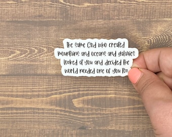 The Same God, Sticker quotes, Inspirational decals, Waterproof stickers, Most Popular Items, Trending Now, Bible Verse Gifts for Women