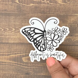 Anders is mooi, bijbelvers cadeaus voor vrouwen, inspirerende stickers, trending nu, bijbeljournaling, citaten over het leven, canva-citaten