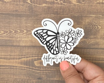 Different is Beautiful, Bible Verse Gifts for Women, Inspirational Decals, Trending Now, Bible Journaling, Quotes about Life, Canva Quotes