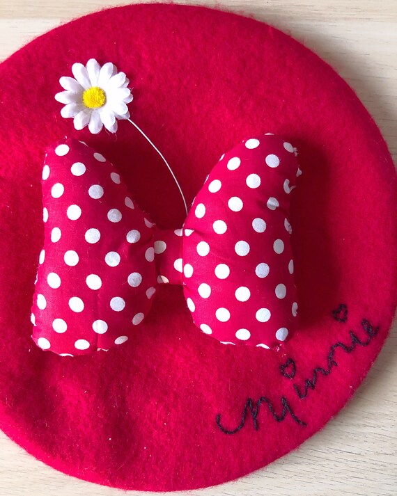 Minnie Mouse Inspired Beret | Etsy India