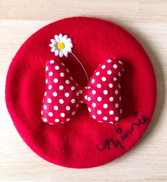 minnie mouse beret