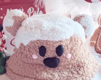 Christmas Gingerbread Bucket Hat