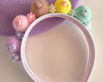 Duffy Pastel Pom Pom Headband