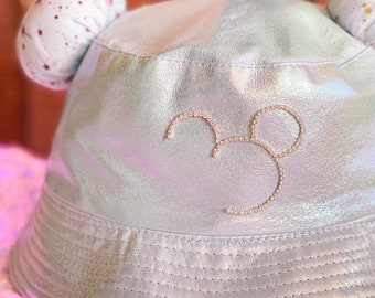 Disneyland Paris 30th Anniversary Blue Holographic Bucket Hat